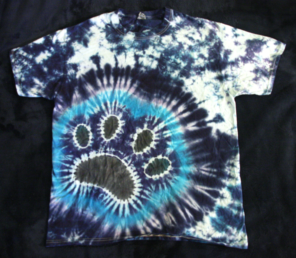 Blue Paw Print -Right - Dyemasters