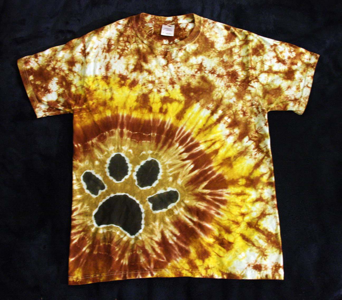 Right Brown Paw Print - Dyemasters