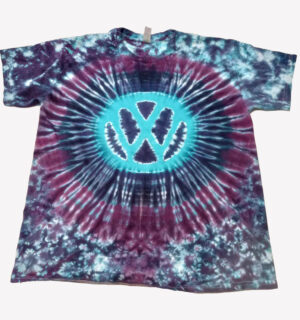 Volkswagen logo vw tie dye shirt