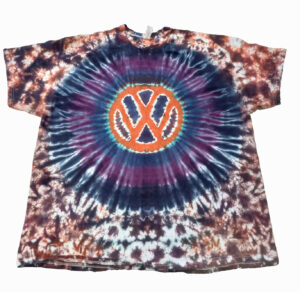 Volkswagen logo vw tie dye shirt