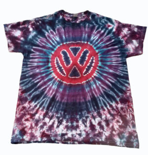 Volkswagen logo vw tie dye shirt