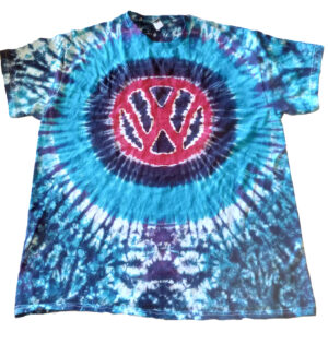 Volkswagen logo vw tie dye shirt