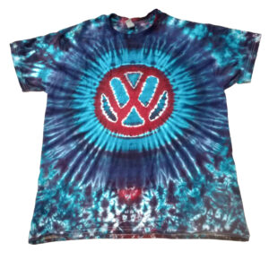 Volkswagen logo vw tie dye shirt