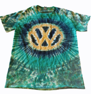 Volkswagen logo vw tie dye shirt