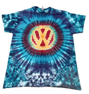 Volkswagen logo vw tie dye shirt